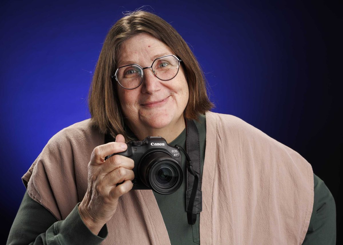 Tricia Buchhorn retired from San Antonio College in August after 30 years of service to SAC’s journalism program. Photo by Sarah Sanchez.