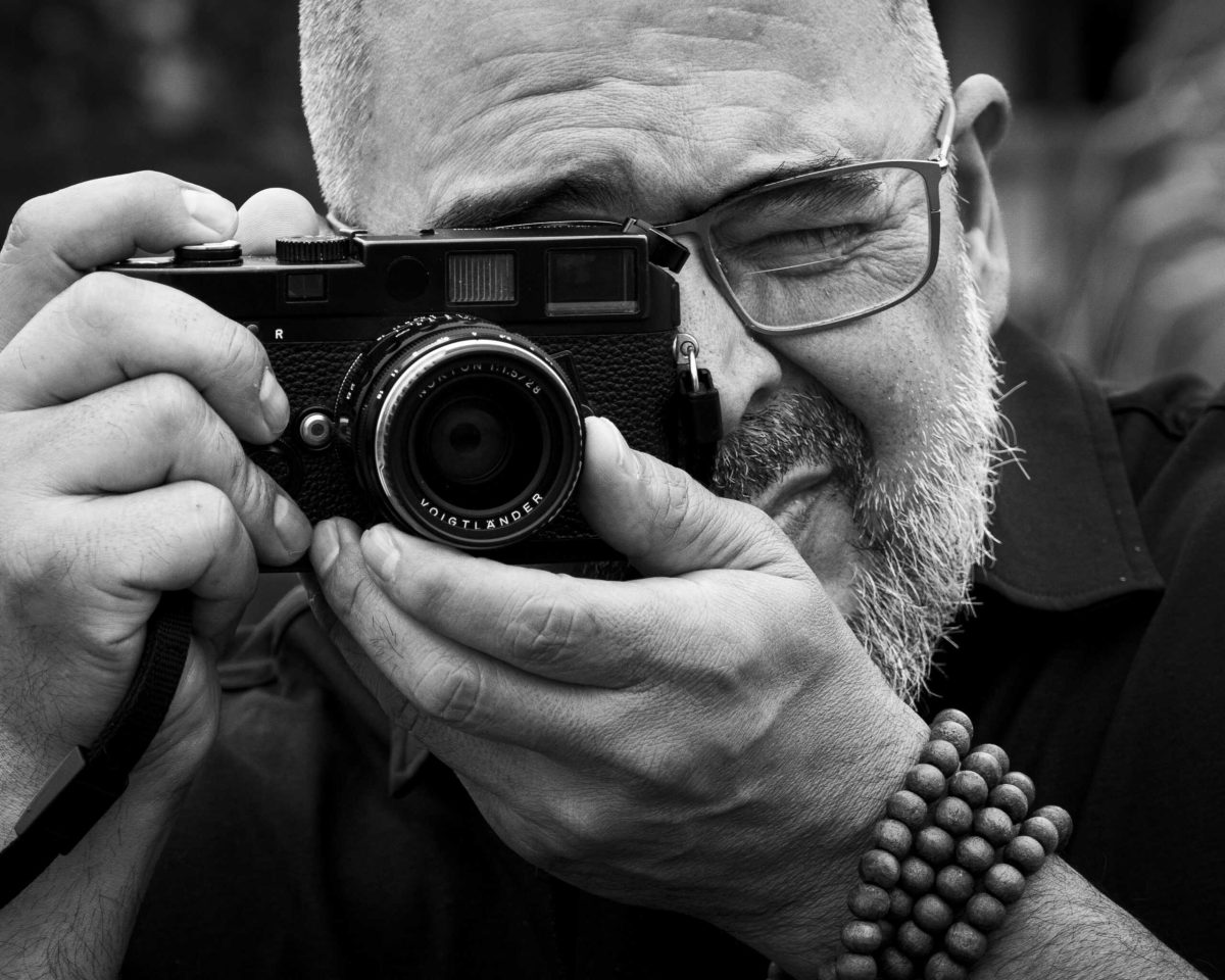 Rodolfo “Rudy” Gonzalez is a Pulitzer-Prize-winning photojournalist based in Austin. Gonzalez’s career started when he was a journalism student at SAC and a staff photographer at the college’s student newspaper, the Ranger. Photo by Gissela Hernandez.