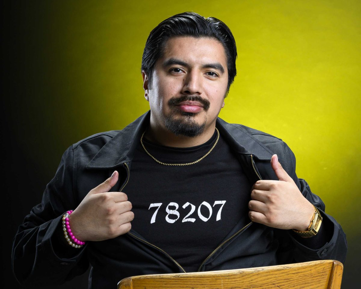 San Antonio native Jose Arredondo is a proud West Sider and graduate of SAC’s Urban Journalism Program, a summer workshop for underprivileged San Antonio students. Photo by Jennifer Hernandez.